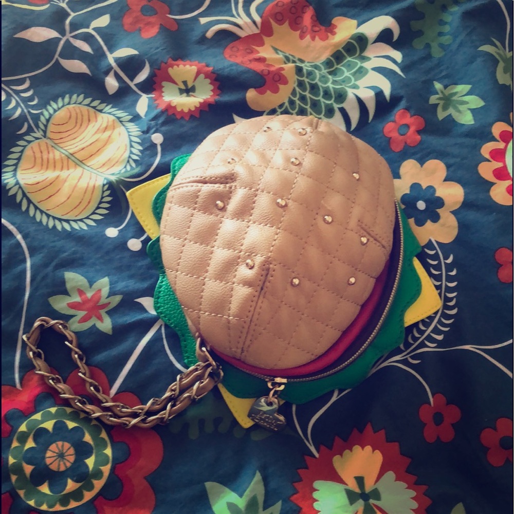 Betsey Johnson burger clutch